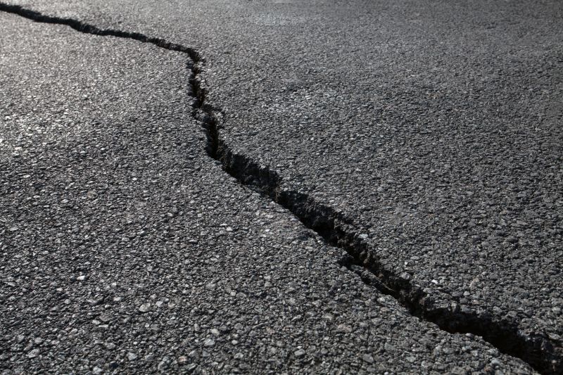 Asphalt Crack Filling detail