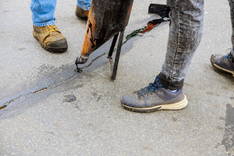 Local Asphalt Crack Filling pros at work